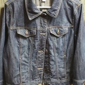 Ann Taylor Loft 3/4 Length Sleeve Denim Jacket